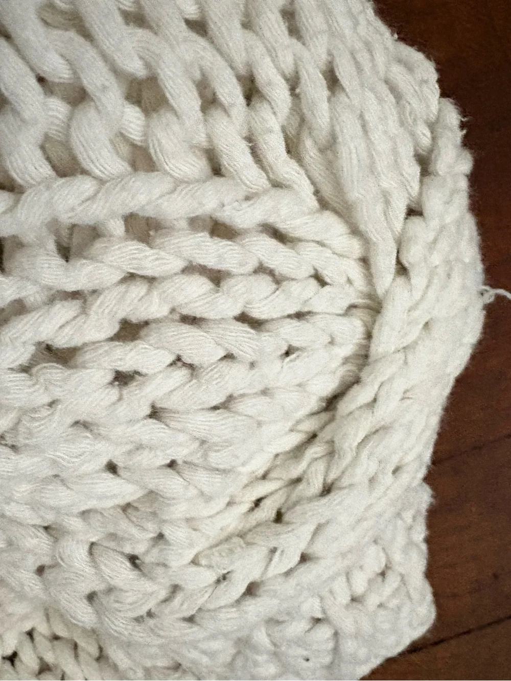 Aviva Stanoff Knit Throw - Cream - 50” x 70”